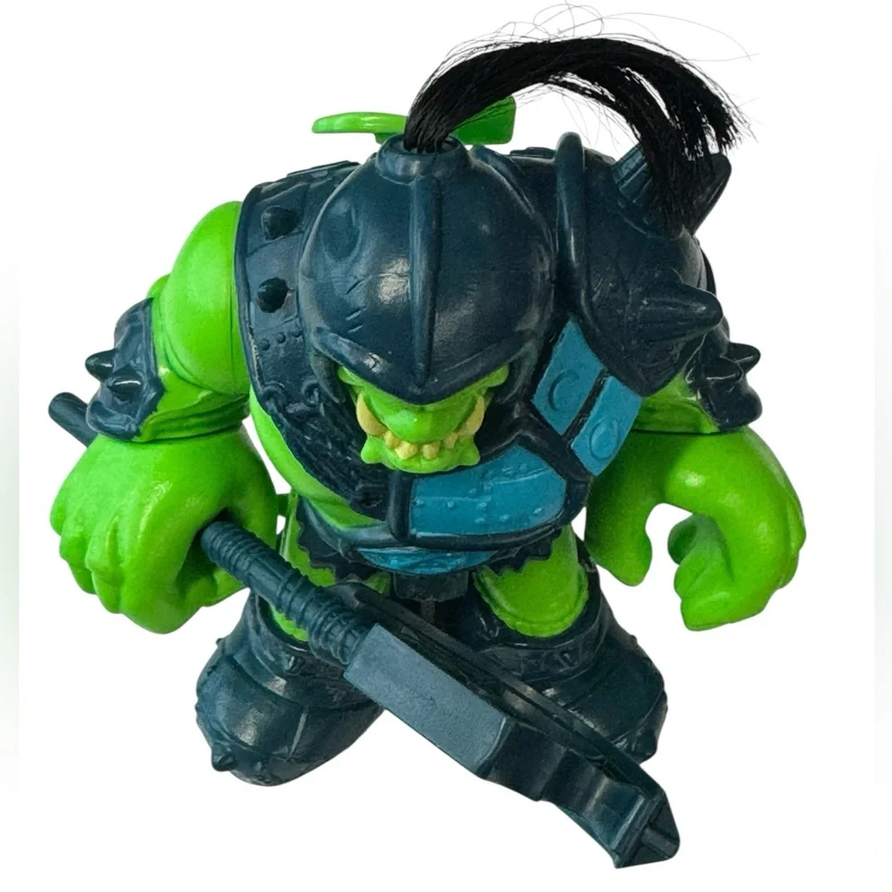 Fisher Price Imaginext Castle Green Ogre Troll Figure Toy ORC Figure Axe Weapon